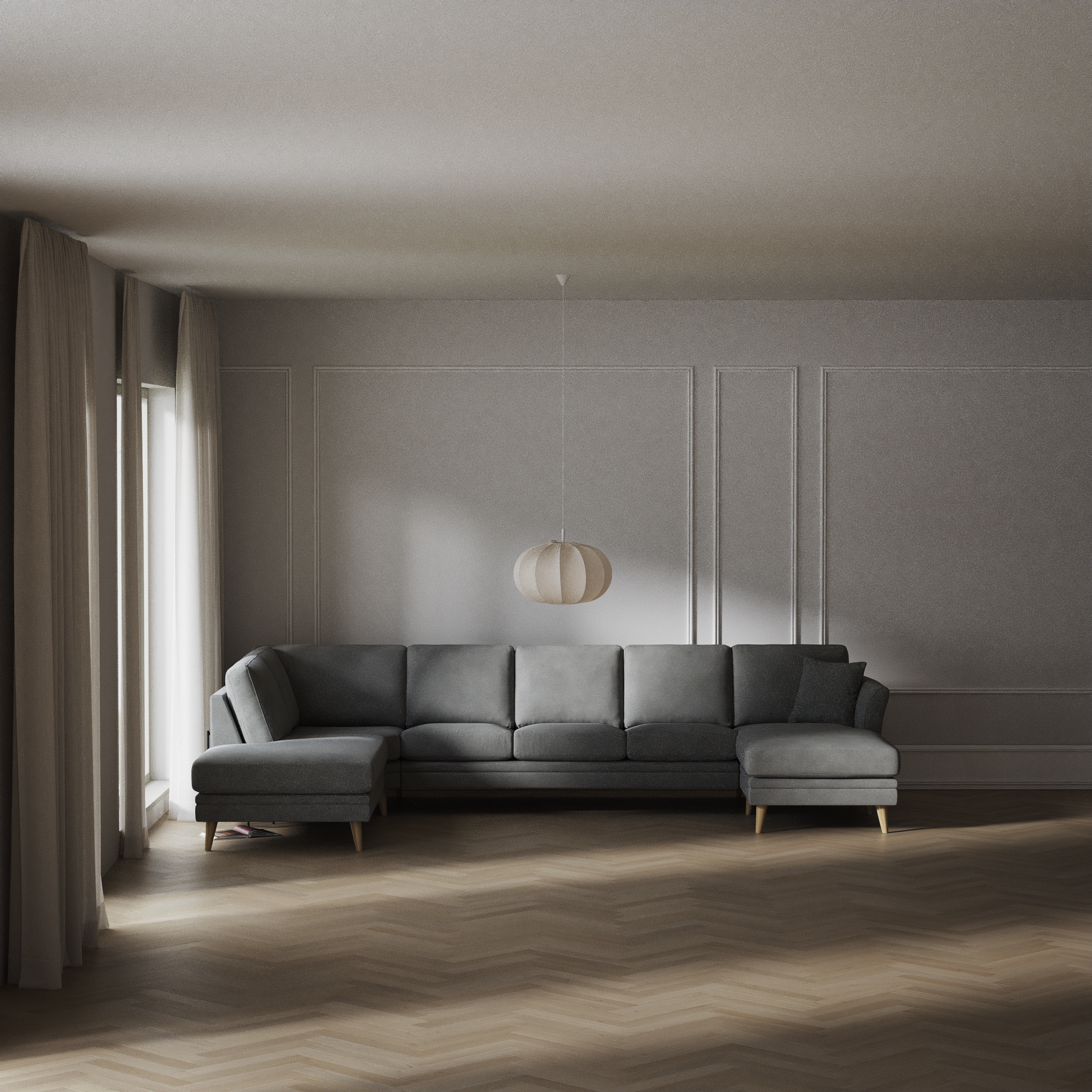Eden - 3-sits soffa med divan vänster och schäslong höger - inspiration