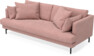 Harper - 3-sits soffa, hel dyna - Rosa