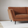 Madison - 2-sits soffa med schäslong höger - Orange
