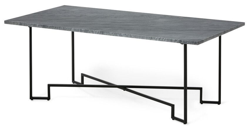 Parga - Soffbord, L 120 cm - Grå