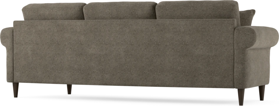 Eden - 3-sits soffa svängd - Brun