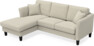 Eden - 2-sits soffa med schäslong - Beige