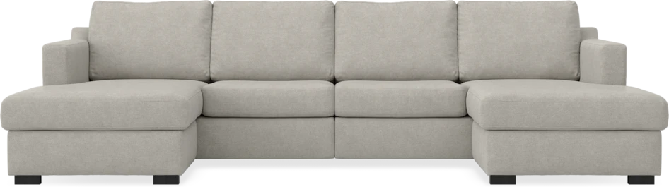 Friday - 2-sits soffa med två schäslonger - Beige