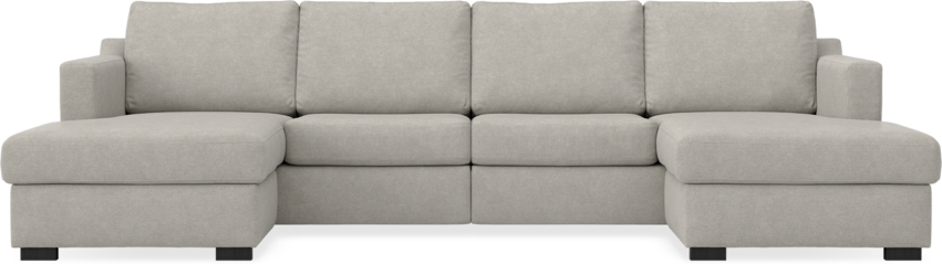 Friday - 2-sits soffa med två schäslonger - Beige