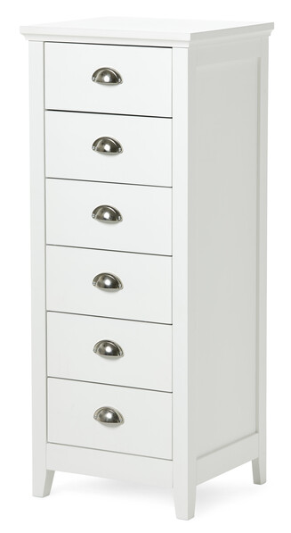 Ella - Byrå, B 45 cm - Vit