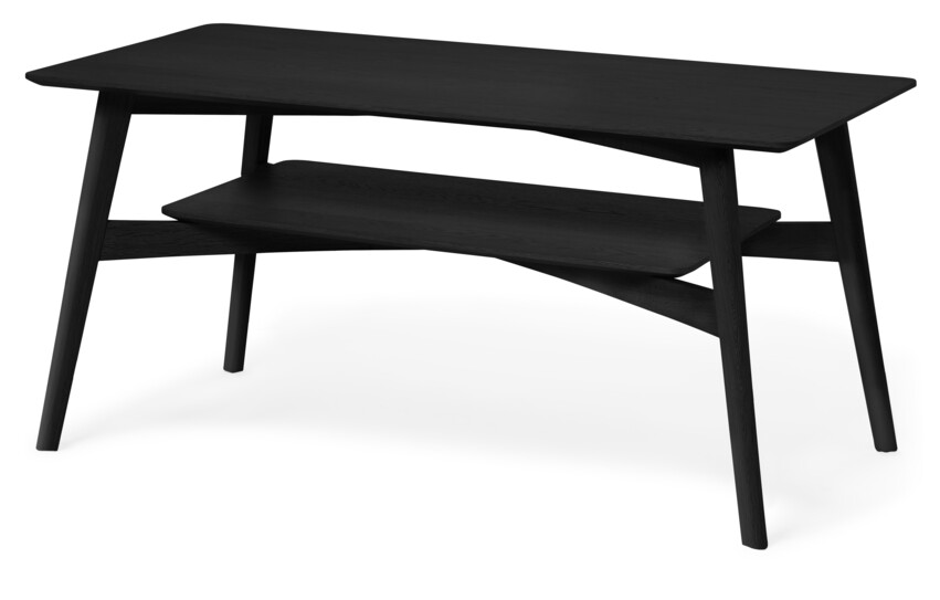 Flora - Soffbord, L 120, H 57 cm - Svart