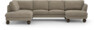 Madison Lux - 2-sits soffa med divan vänster och schäslong höger - Beige