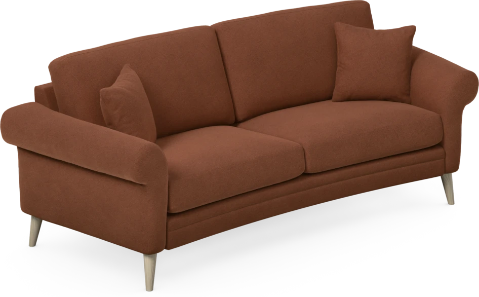 Eden - 2,5-sits soffa svängd - Orange