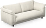 Cherrie - 2,5-sits soffa, hel dyna, fast klädsel - Vit