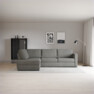 Friday - 2,5-sits soffa med divan vänster - Grå