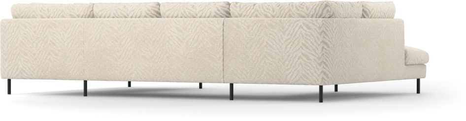 Madison Lux - 2-sits soffa med divan vänster och höger - Vit