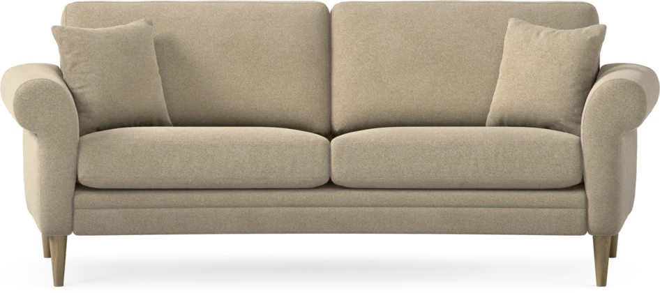 Eden - 2,5-sits soffa svängd - Beige