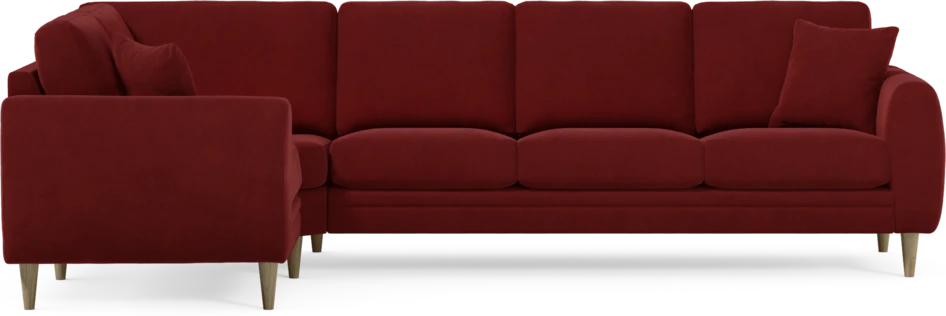 Eden - Hörnsoffa, 1+3-sits - Röd