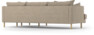 Harper - 4-sits med schäslong höger  - Beige