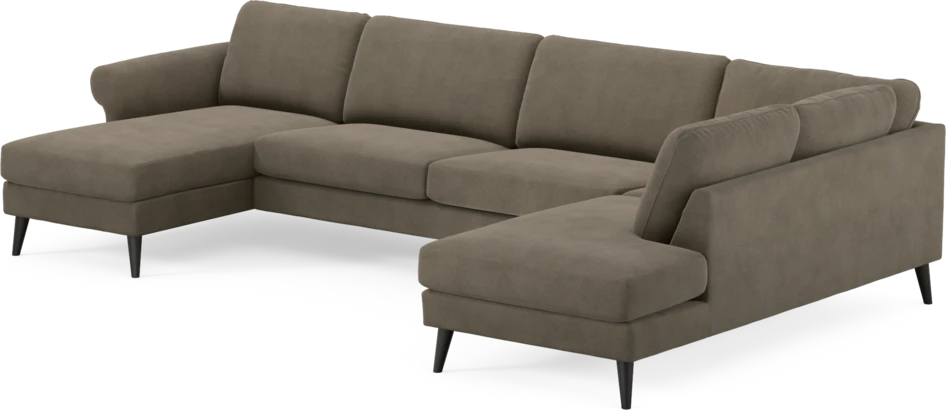 Bridge - 3-sits soffa med schäslong vänster och divan höger - Beige