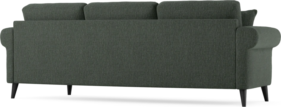 Eden - 3-sits soffa svängd - Grön