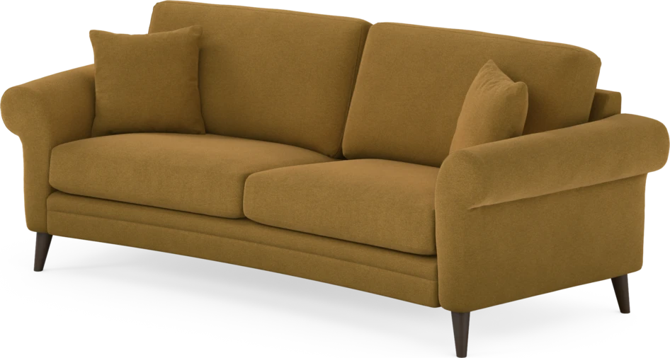Eden - 2,5-sits soffa svängd - Gul