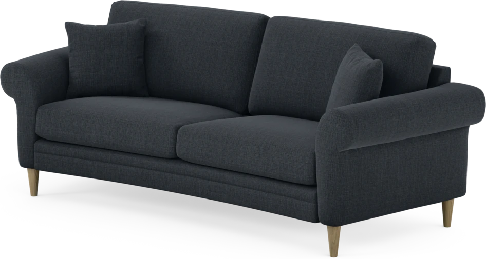 Eden - 2,5-sits soffa svängd - Blå