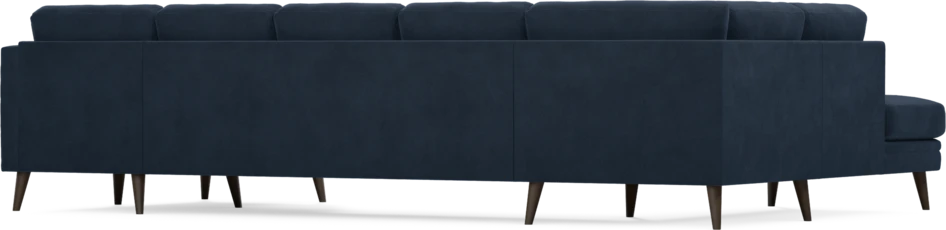 Eden - 3-sits soffa med divan vänster och schäslong höger - Blå