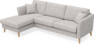 Eden - 2,5-sits soffa med schäslong - Grå
