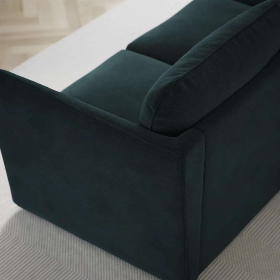 Öland - Bäddsoffa 3-sits, längsbäddad - Blå