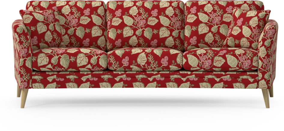 Eden - 3-sits soffa svängd - Flerfärgad