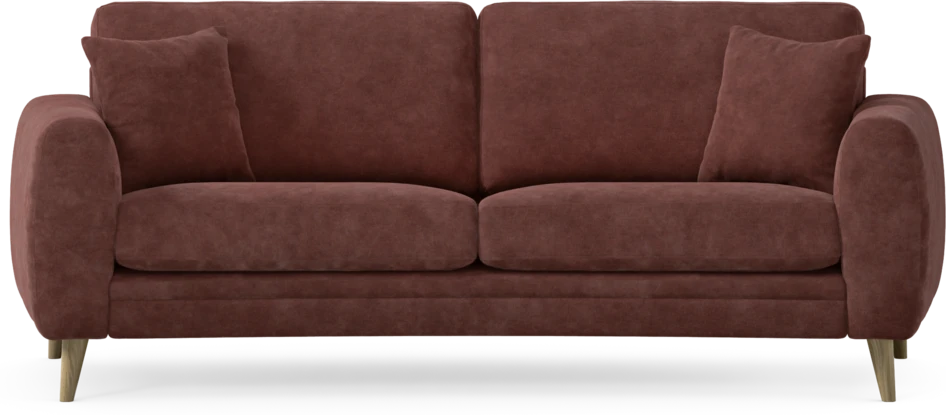Eden - 2,5-sits soffa svängd - Röd