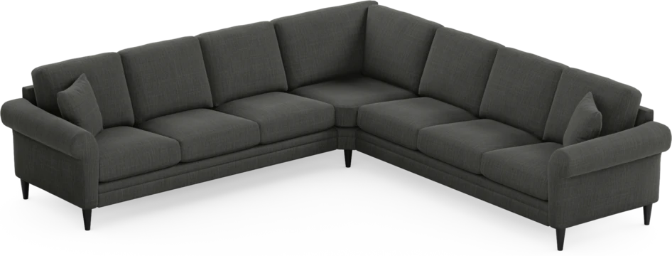 Eden - Hörnsoffa, 3+3-sits - Grå