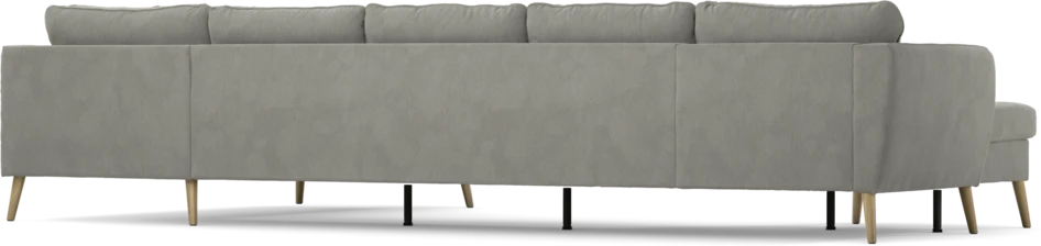 County - 4-sits soffa med schäslong vänster och divan höger - Grå