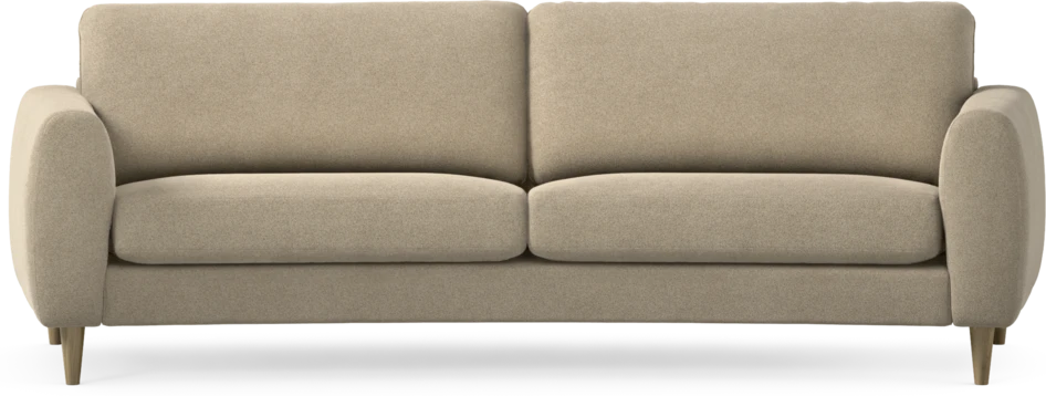 Bridge - 3-sits soffa svängd - Beige