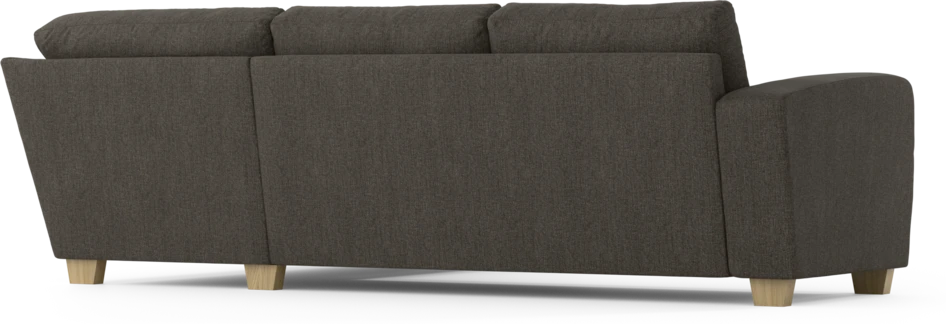 Friday - 2,5-sits soffa med divan höger - Brun