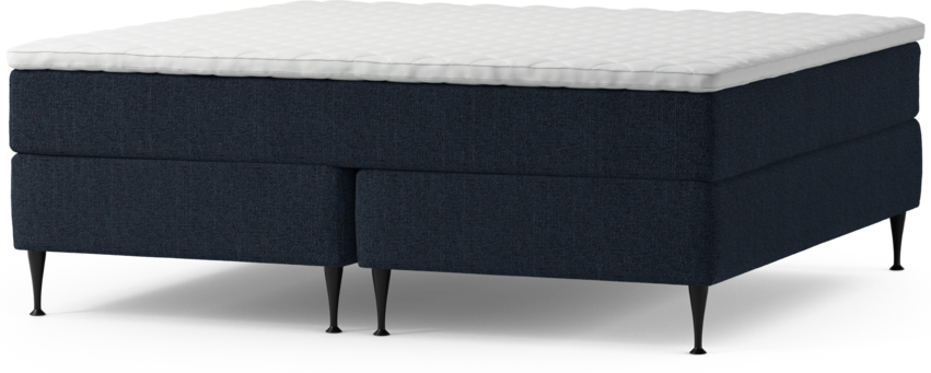 Delux Exclusive - Kontinentalsäng, dubbelsäng med bäddmadrass och sängben