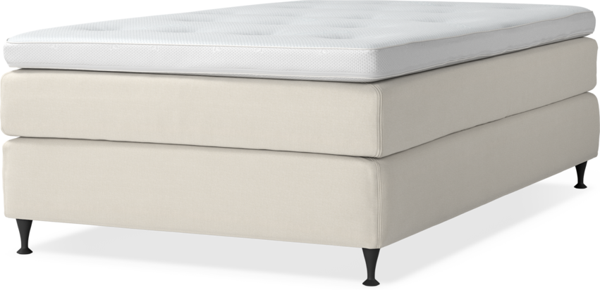 Delux Sense - Kontinentalsäng, enkelsäng 120 cm med bäddmadrass