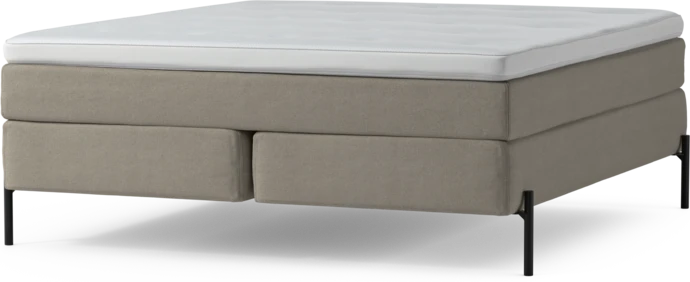 Delux Sense, Kontinentalsäng, dubbelsäng med bäddmadrass och sängben