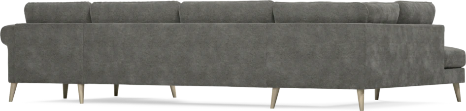 Bridge - 3-sits soffa med divan vänster och schäslong höger - Grå