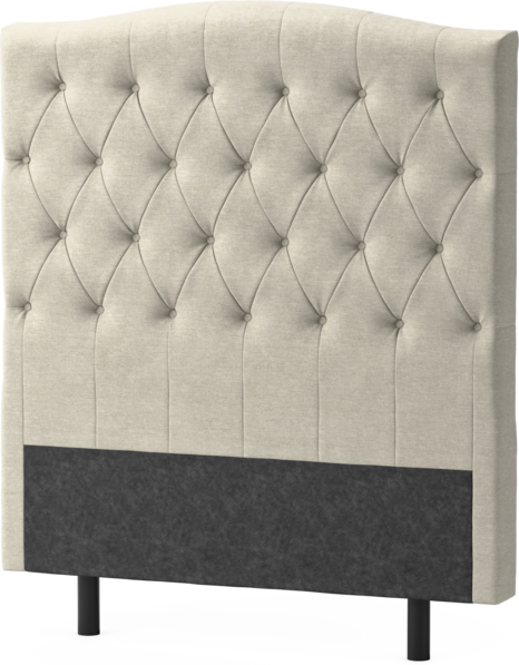 Delux Välvd - Sänggavel, 90-210 cm - Beige