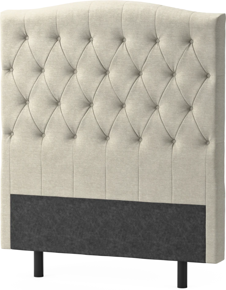 Delux Välvd - Sänggavel, 90-210 cm - Beige