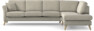 Eden - 3-sits soffa med divan - Brun