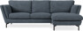 Madison Lux - 2-sits soffa med schäslong höger - Vit