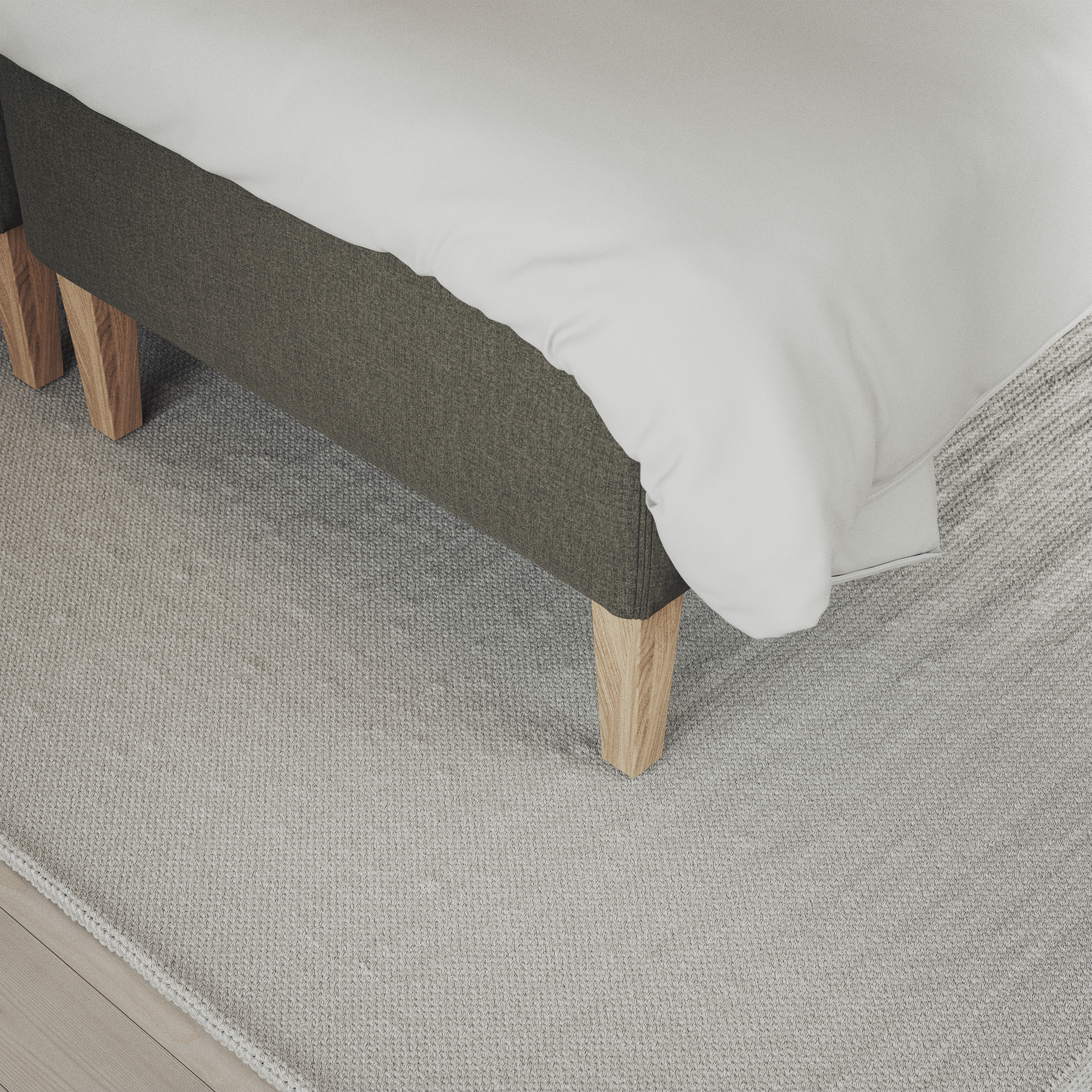 Delux Sense - Kontinentalsäng, enkelsäng 120 cm med bäddmadrass och sängben - inspiration