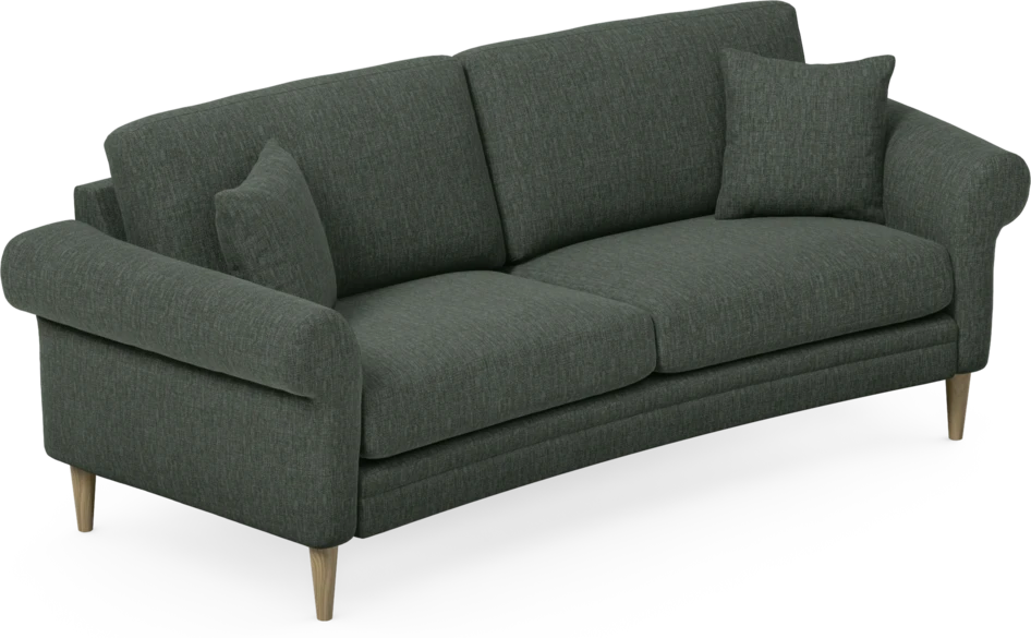 Eden - 2,5-sits soffa svängd - Grön