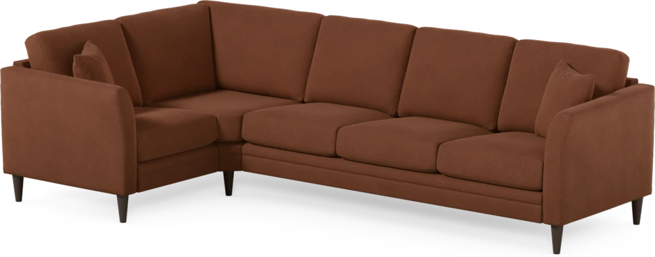 Eden - Hörnsoffa, 1+3-sits - Orange