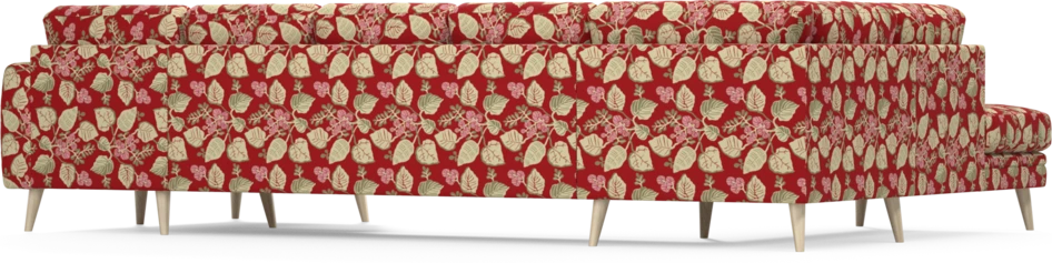 Eden - 3-sits soffa med divan vänster och schäslong höger - Flerfärgad