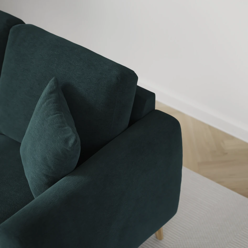 Eden - 3-sits soffa - Blå