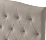 Delux Välvd - Sänggavel, 90-210 cm - Beige