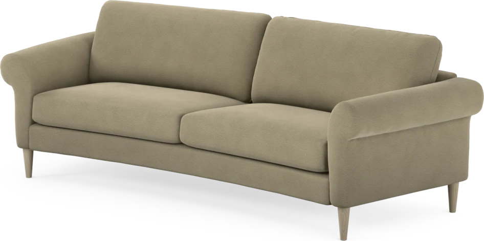 Bridge - 3-sits soffa svängd - Beige