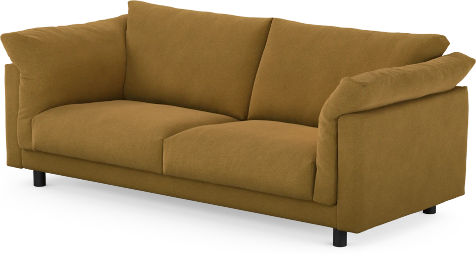 Cherrie - 2,5-sits soffa, fast klädsel - Orange