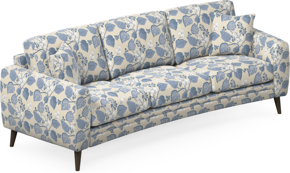 Eden - 3-sits soffa svängd - Flerfärgad