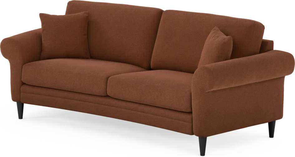 Eden - 2,5-sits soffa svängd - Orange