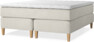 Delux Exclusive - Kontinentalsäng, dubbelsäng med bäddmadrass - Beige